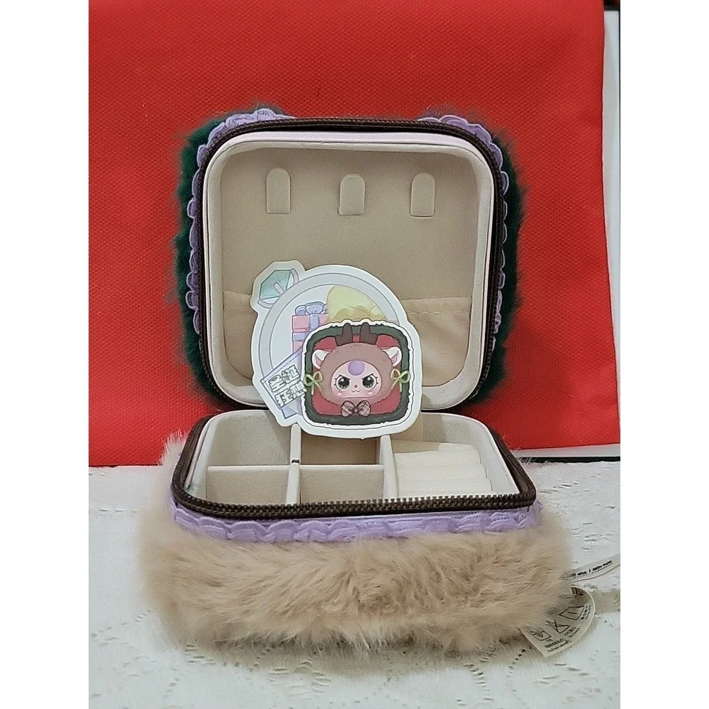 Confirmed Baby Three Plush Jewelry Box With Rotating Eyes Open Box. New.